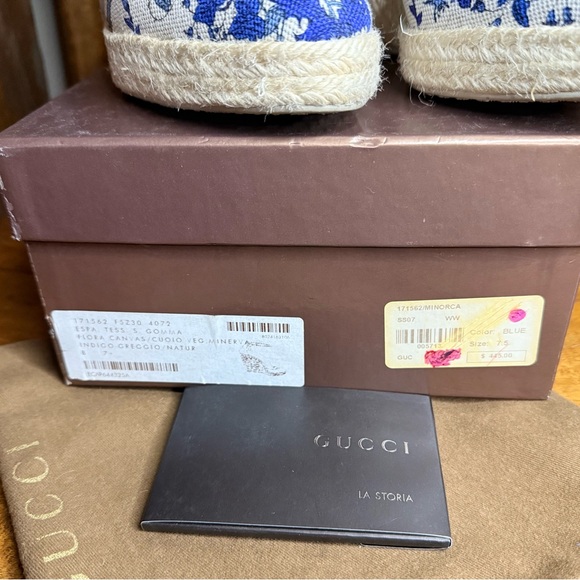 Gucci Cruise 2007 Runway Flora Espadrille Wedges – 7.5 - Picture 15 of 16